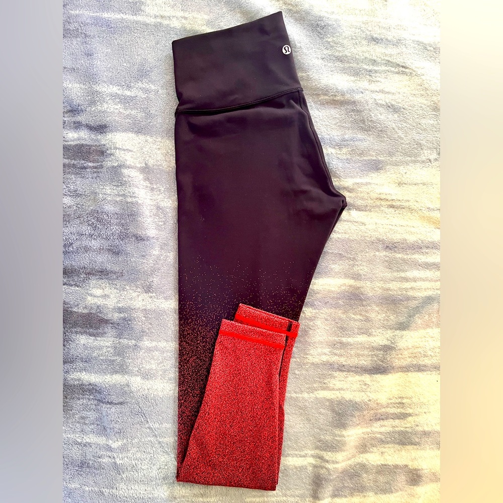 Lululemon Wunder Under High-rise Ombre speckle full luon Leggings 28”